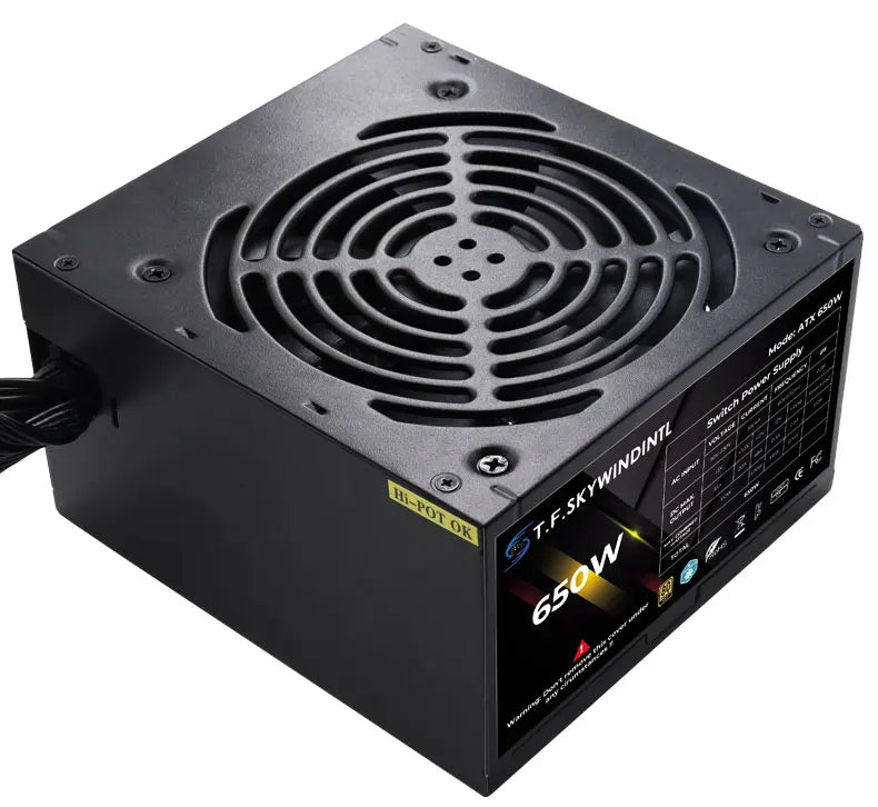 T.F.SKYWINDINTL 650W Gold Gaming Power Supply 20+4Pin 12V PSU For Computer ATX Desktop