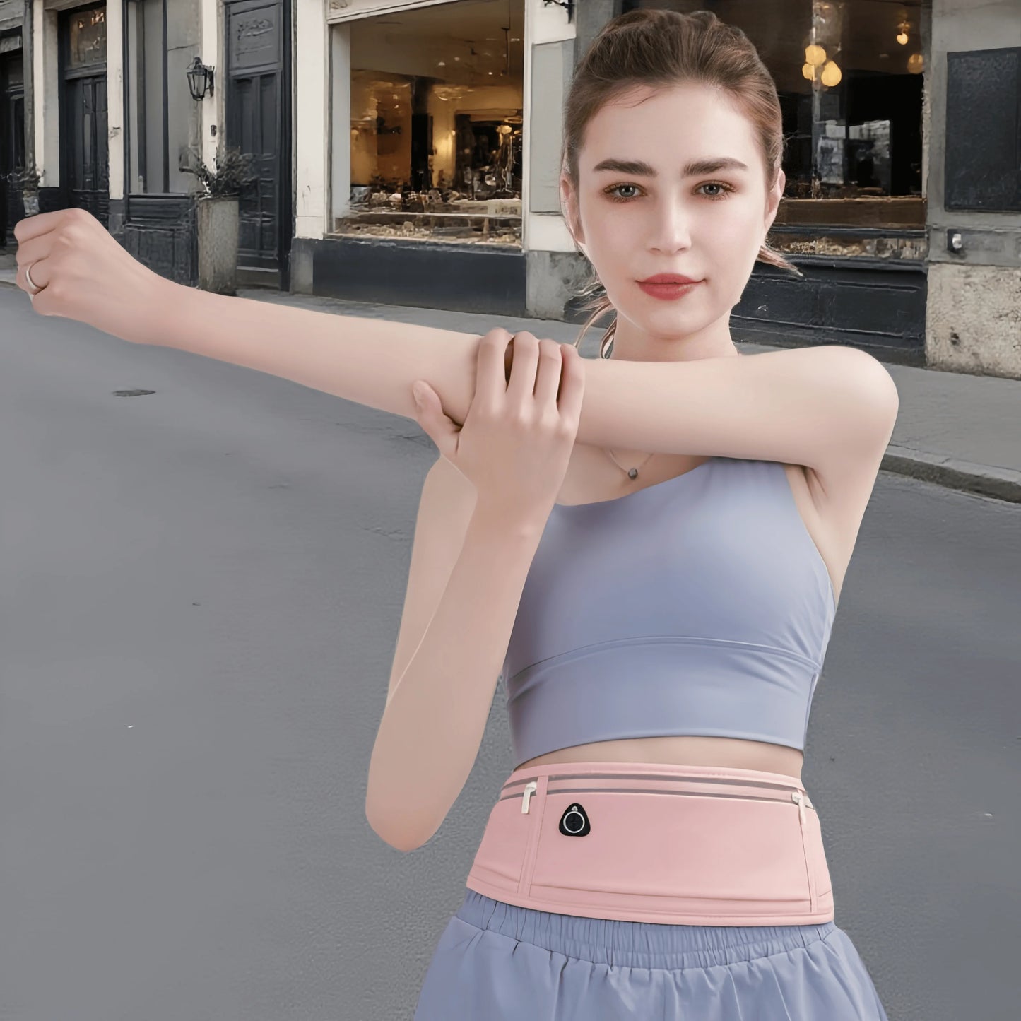 Running Mobile Phone Bag, Fitness Bag, Outdoor Morning Running Invisible Belt, Carrying Close-Fitting Running Waist Bag, Multi-F