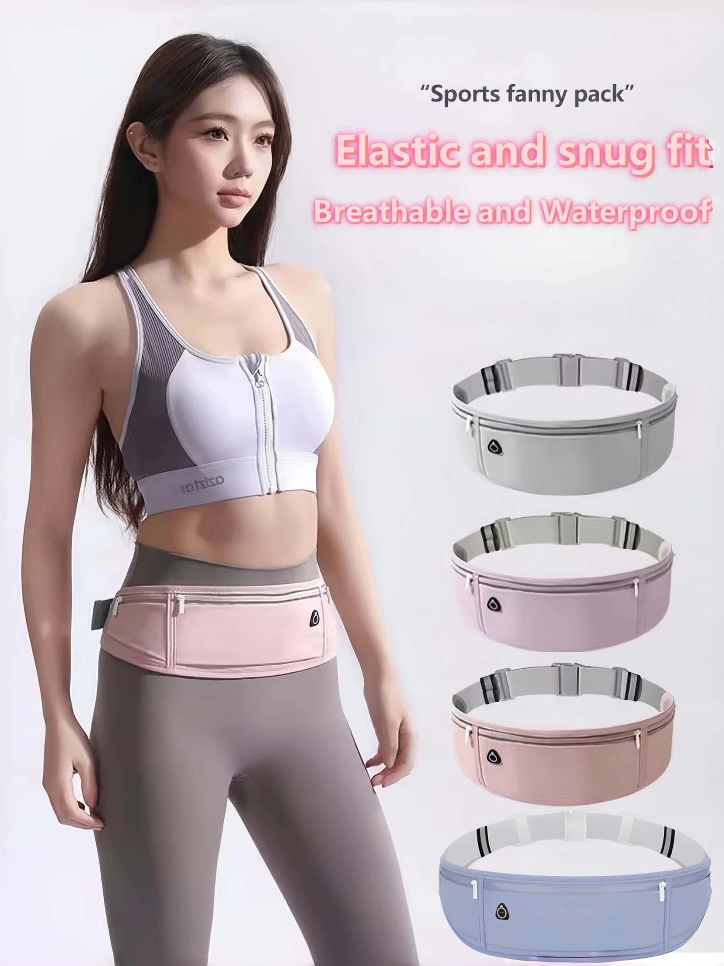 Running Mobile Phone Bag, Fitness Bag, Outdoor Morning Running Invisible Belt, Carrying Close-Fitting Running Waist Bag, Multi-F