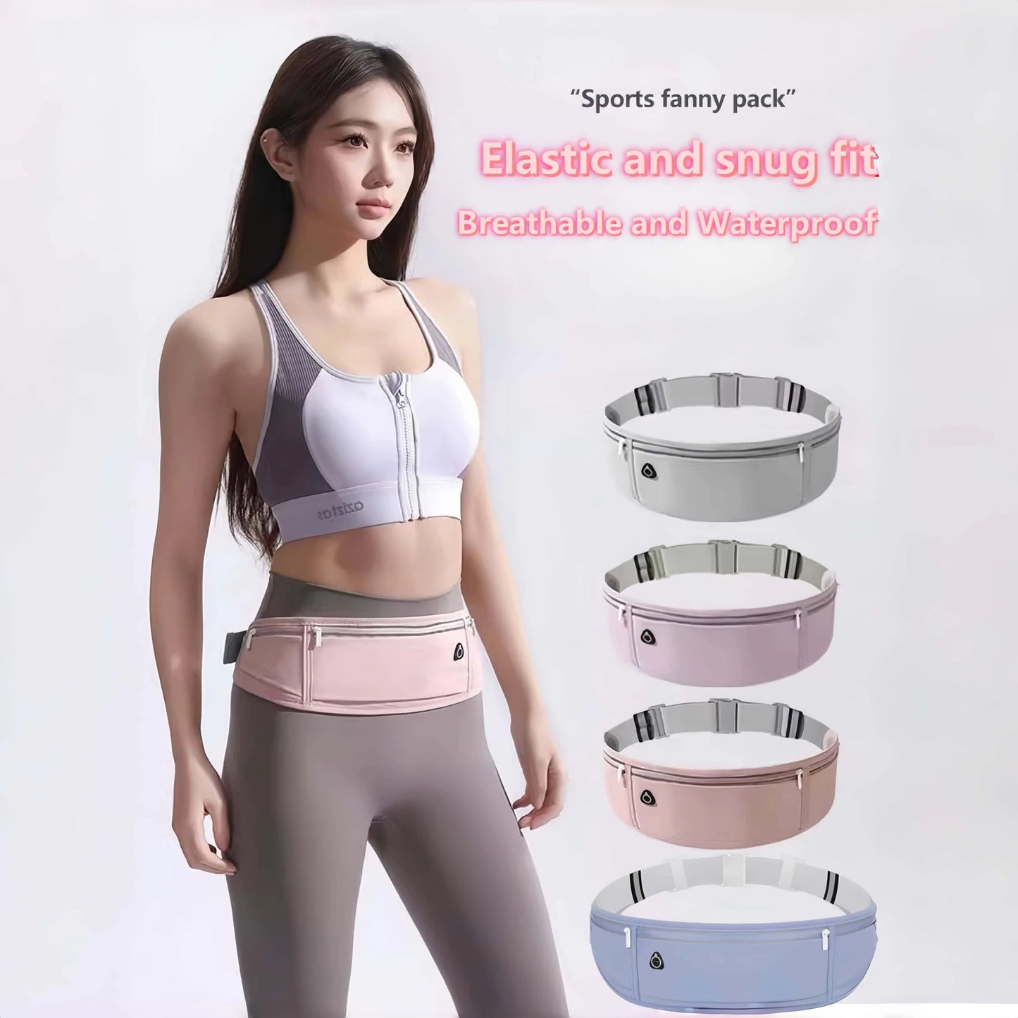 Running Mobile Phone Bag, Fitness Bag, Outdoor Morning Running Invisible Belt, Carrying Close-Fitting Running Waist Bag, Multi-F