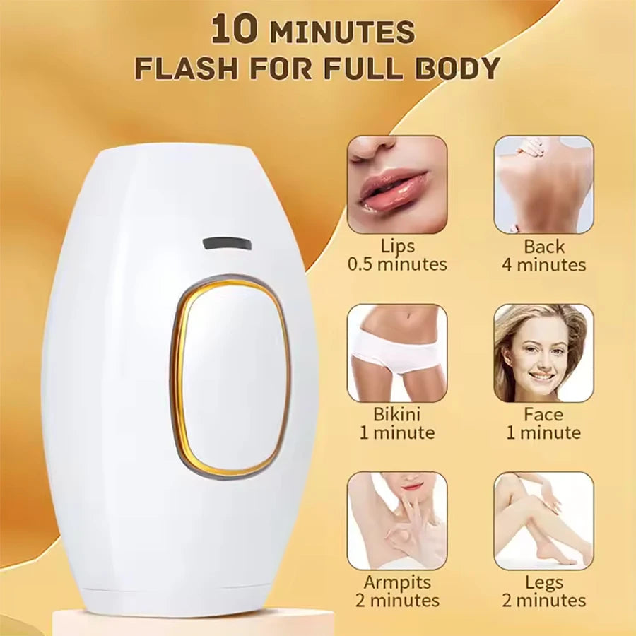 PAKISS New Design Electric Permanent Painless Ipl Laser Hair Removal Device Epilator Ipl Hair Removal Laser