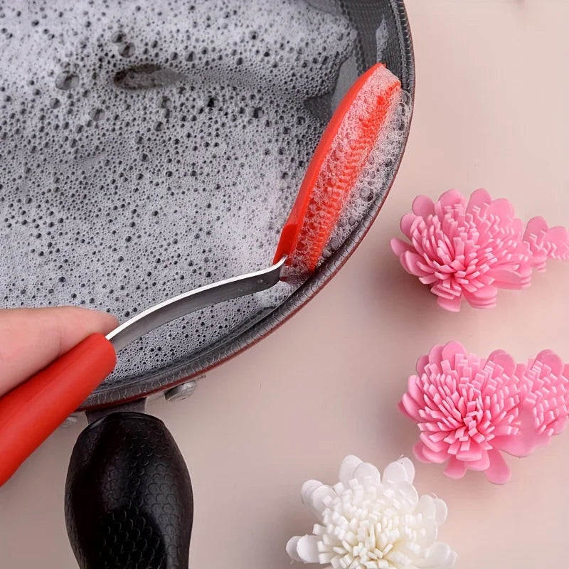 1pc, Silicone dishwashing brush, non stick, special silicone spatula, kitchen utensils cleaning brushsilicone dishwashing brush