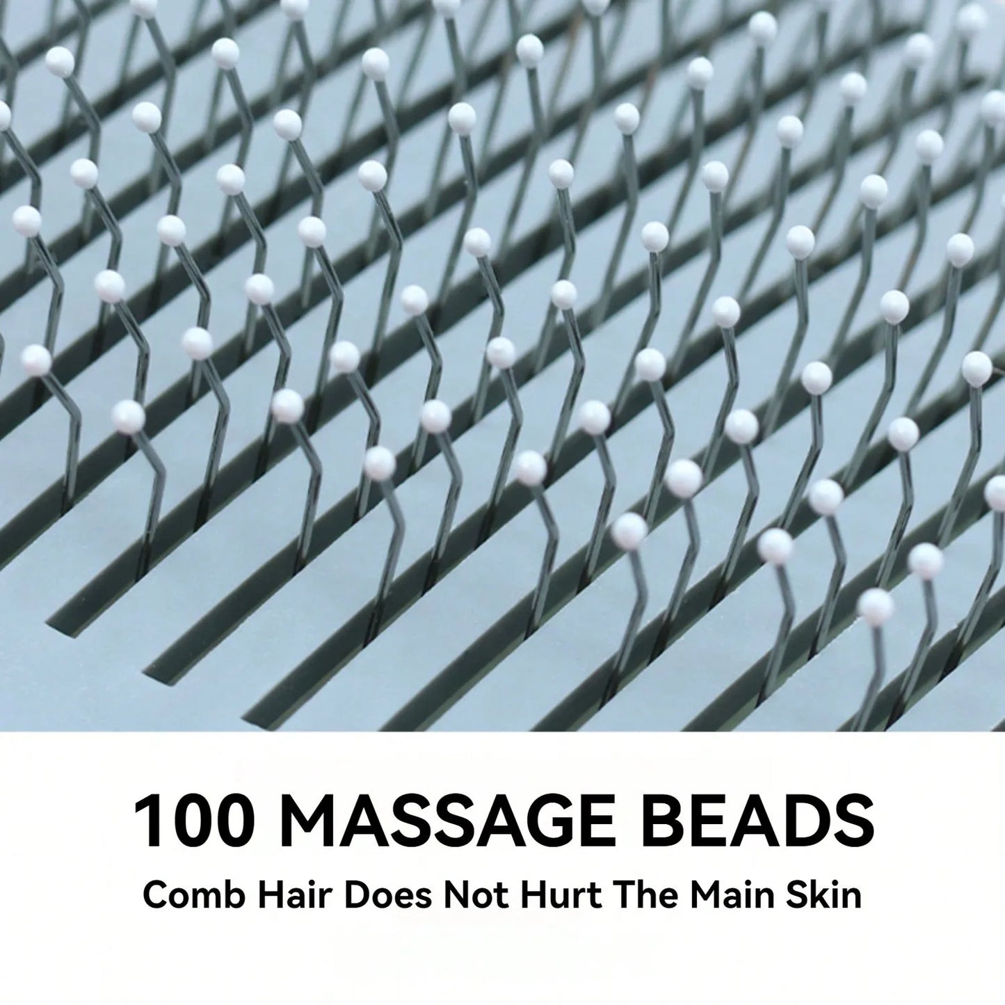 Pet Supplies Round Head Pet Comb Cat Comb Stainless Steel Needle Dog Hair Brush Self-cleaning Comb