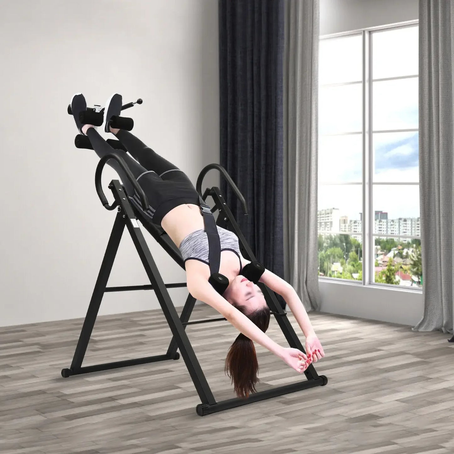 Foldable Inversion Table – Teeter Advanced Back Pain & Ankle Relief Gravity Fitness