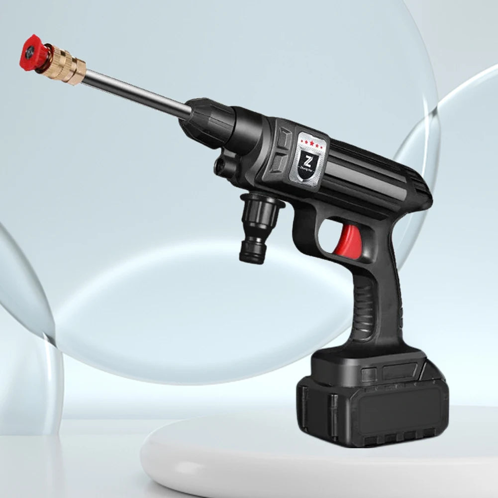 Foam Generator 30Bar Multifunctional Car Washer with Li-ion Batter Rechargeable Car Wash Machine 4000mAh for Auto Home Cleaning