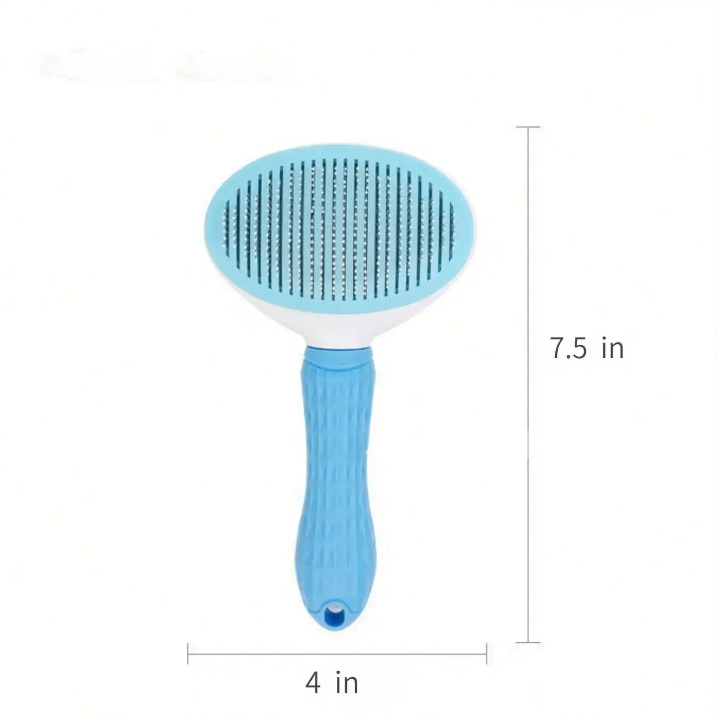 Pet Supplies Round Head Pet Comb Cat Comb Stainless Steel Needle Dog Hair Brush Self-cleaning Comb