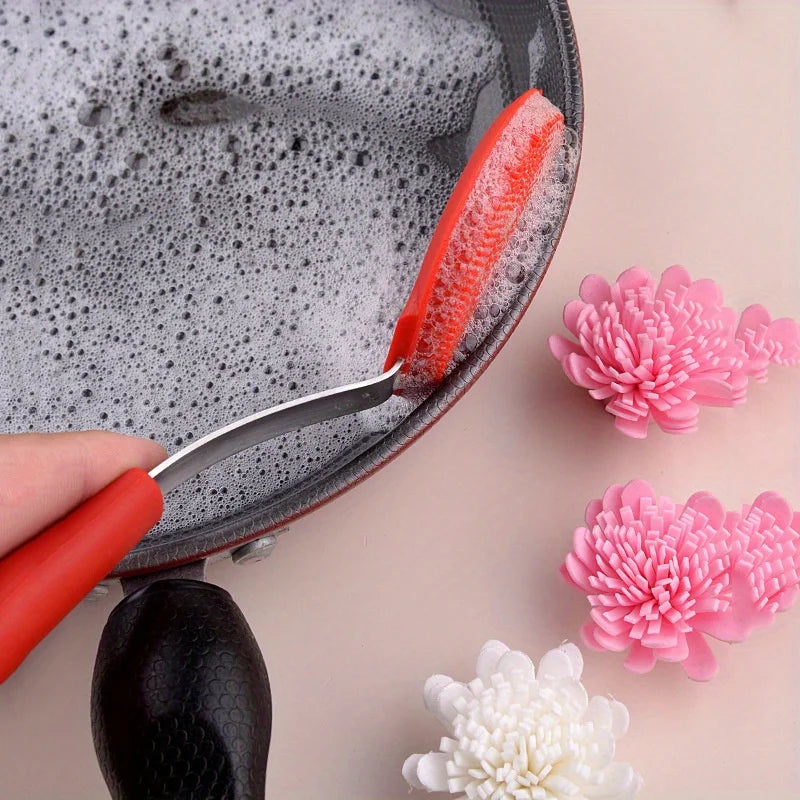 1pc, Silicone dishwashing brush, non stick, special silicone spatula, kitchen utensils cleaning brushsilicone dishwashing brush