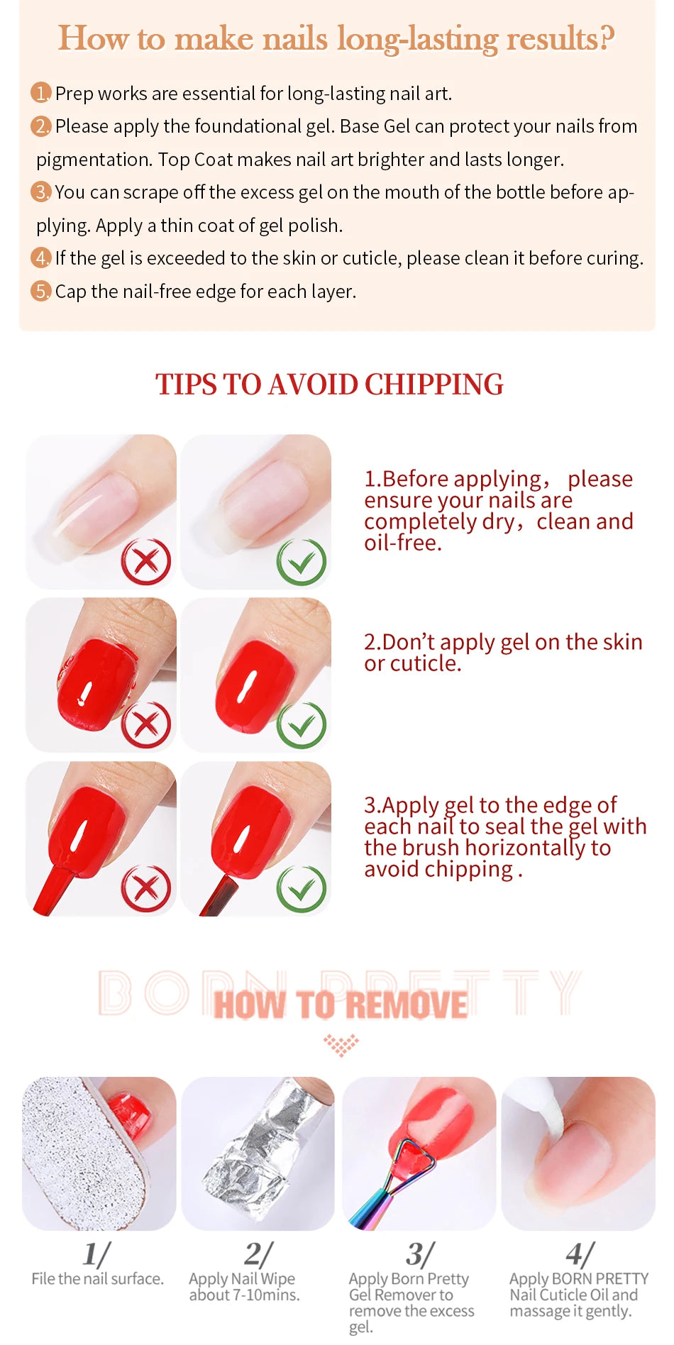 BORN PRETTY 2pcs Nail Rhinestone Glue Super Strong Gel Nail Glue for Nail Charm 3D Shaping sculpting Carving Decoration Nails