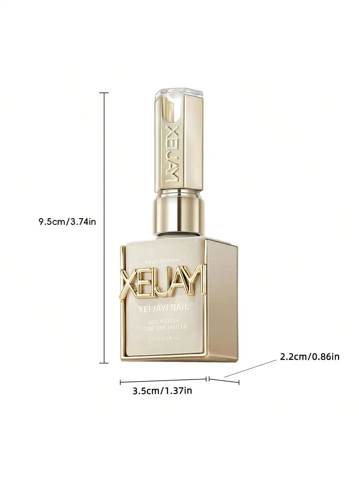 XEIJAYI 1Pc 15ML Ice Skin Nude Nail Polish Gel, 2025 New Popular Jade Creamy Transparent Nude Jelly Gel