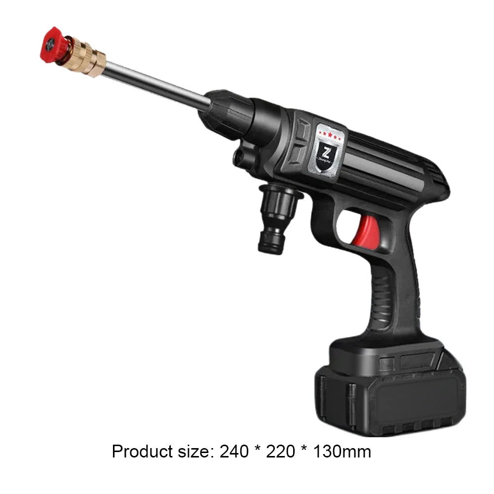 Foam Generator 30Bar Multifunctional Car Washer with Li-ion Batter Rechargeable Car Wash Machine 4000mAh for Auto Home Cleaning