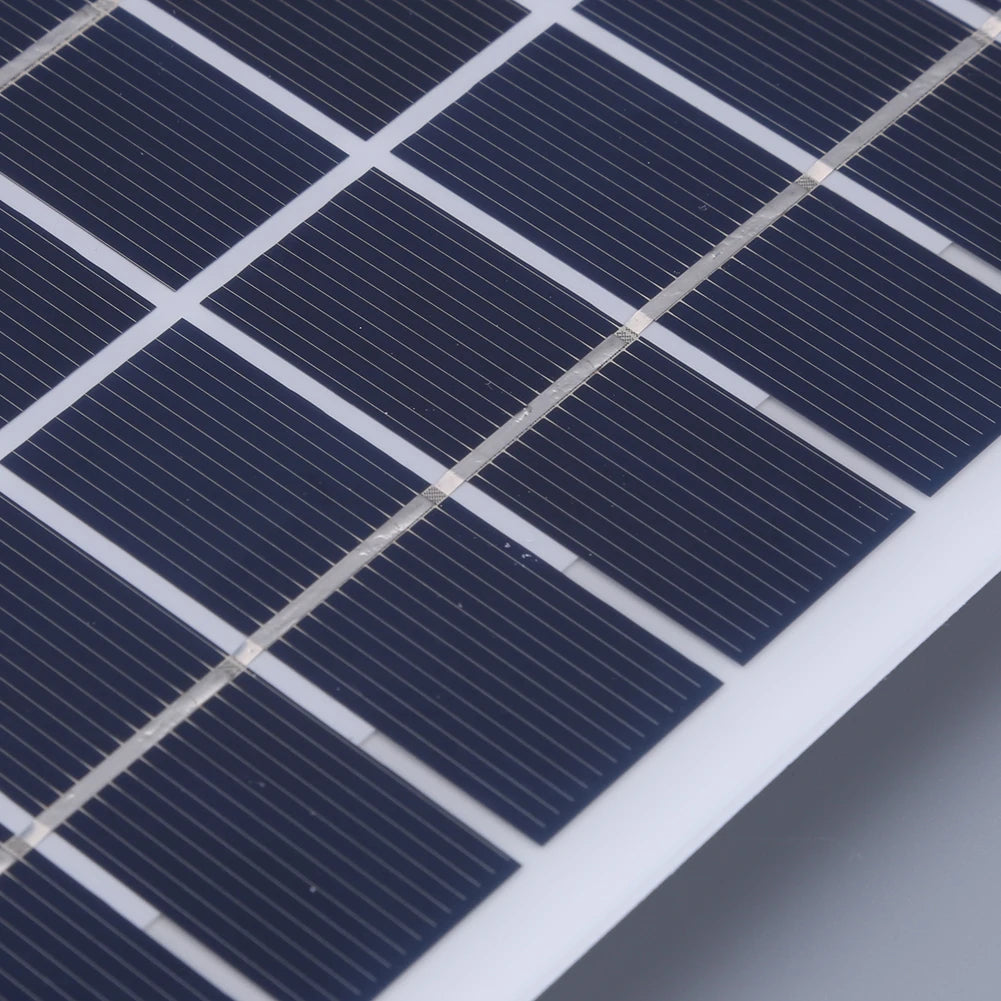 20W 5V Solar Panel Charger Mobile Power Supply Battery Charger Solar Panel Courtyard Lighting for Doorbell Security Monitoring