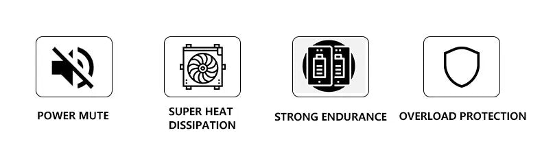 T.F.SKYWINDINTL 650W Gold Gaming Power Supply 20+4Pin 12V PSU For Computer ATX Desktop
