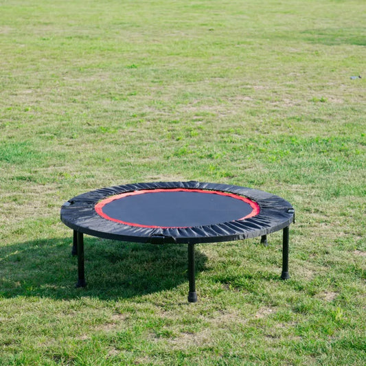 40 Inch Mini Exercise Trampoline for Adults or Indoor Fitness Rebounder Trampoline with Safety Pad Max