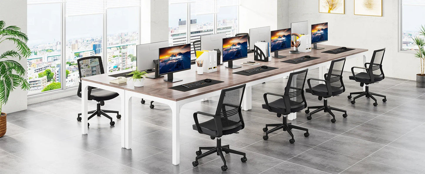 78.7 Inches Extra Long Computer Desk 2 Person Desk, Double Long Desk, Workstaion for Home Office