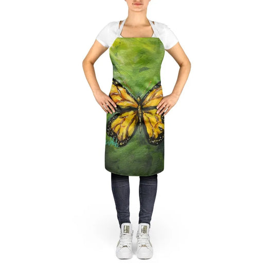 NEW Monarch Glover Fly Butterfly Apron Cooking Kitchen Server Baking Crafts Gardening for Adult Women Men Unisex Large Multicol