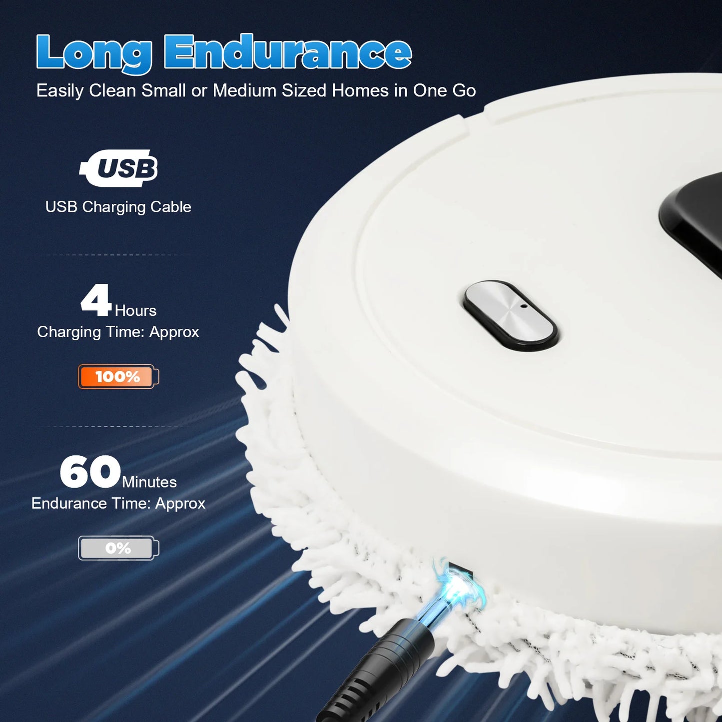 Dual-Function Wet & Dry Mopping Machine – Wet & Dry Wipes,  Time-Saving Technology for Effortless Home Cleaning